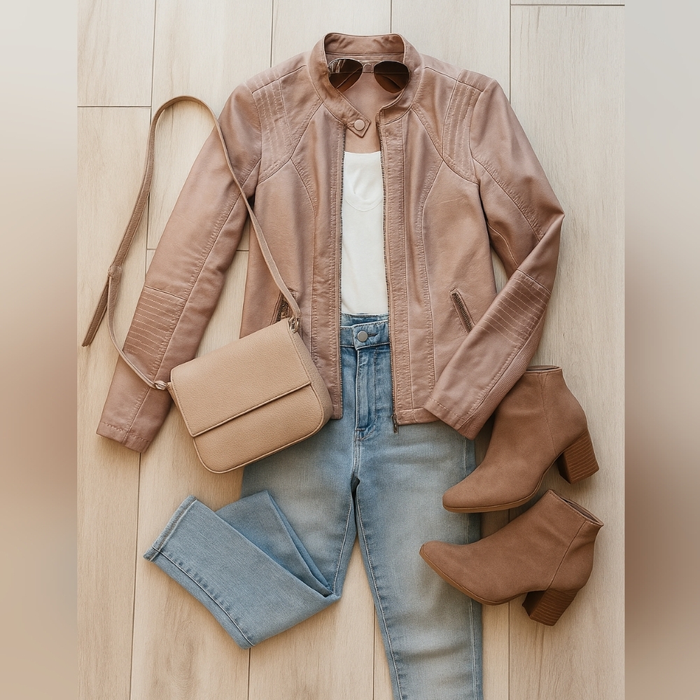2 for $20 - NWOT pleather Jacket